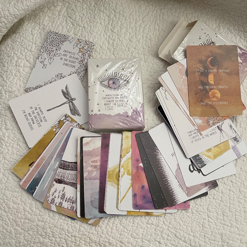 ORACLE CARD DECK-*WHEN I LEAN ON CERTAINTY & FAITH* BRAND NEW UNOPENED